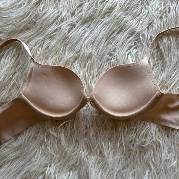 Skims Ultimate Push up Plunge Bra Sand Size 32C - Picture 6 of 7